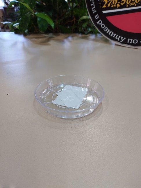 Поддон d-100 мм, прозрачный