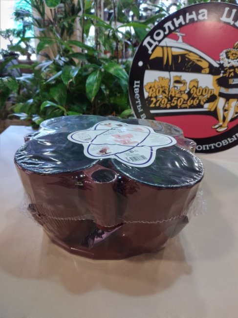 Горшки для цветов. Горшки цвет. многоярусные «Руби», бордовые