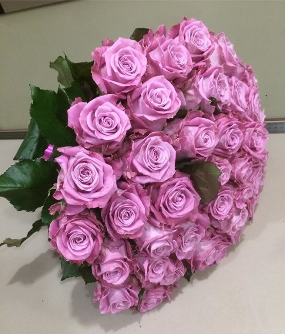 Роза Маритим. Букет из 101 розы. Высота 40 см