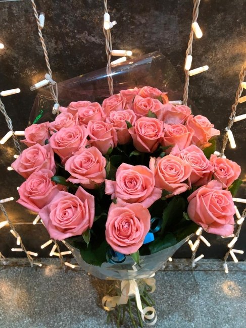 Роза Анна Карина. Букет из 35 роз. Высота 40 см